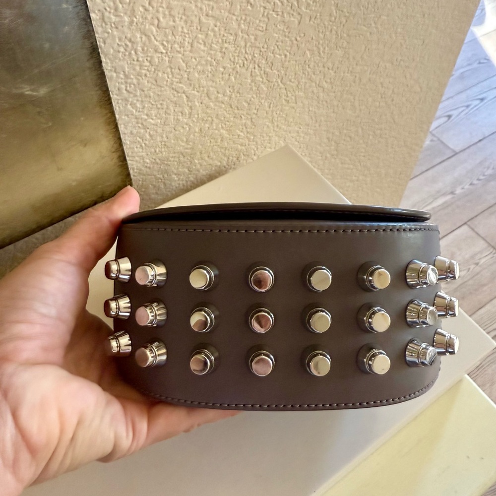 Alexander Wang Mini Lia Taupe Crossbody Bag Rare - Picture 3 of 6